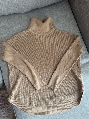 Michael Kors Camel Knit Turtleneck Sweater